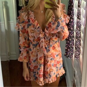 Aqua Zimmerman Style Romper